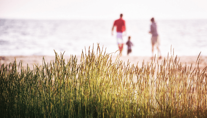 Familie am Meer