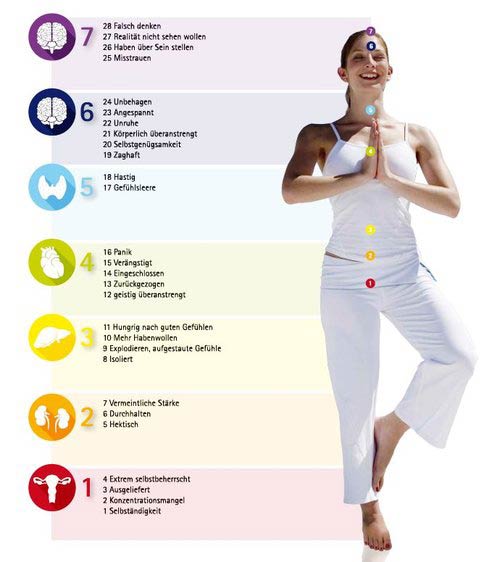 Die 28 Konfliktthemen der Psychosomatischen Energetik