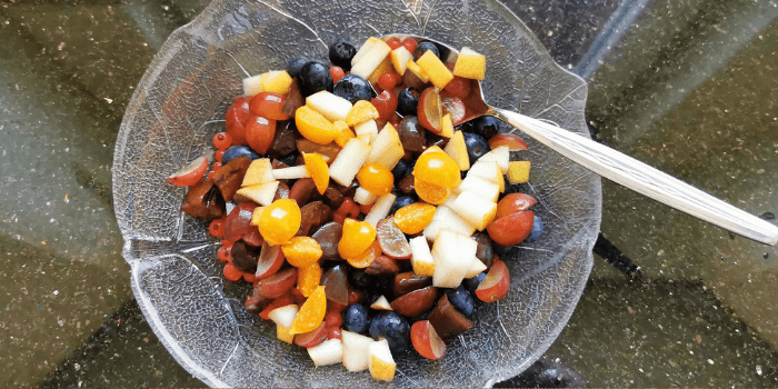 Frühstück: Obstsalat