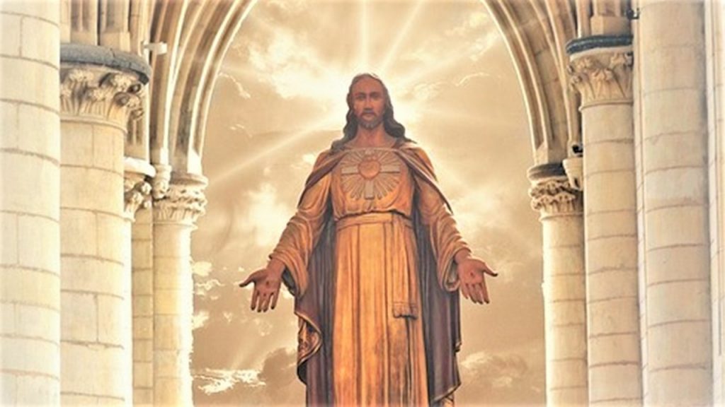 Statue von Jesus Sananda