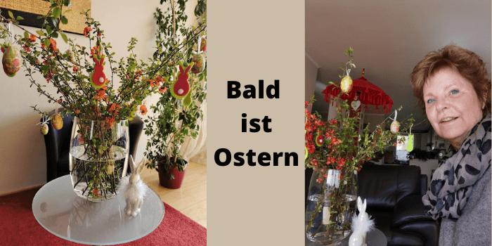 12 von 12 (Bild 4 und 5) Mein Osterstrauch