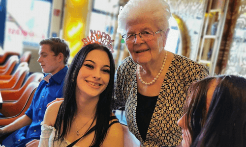 Jahresrückblick 2022, Loona, meine Enkeltochter wird 18. Uroma Maria, 91 Jahre, feiert mit