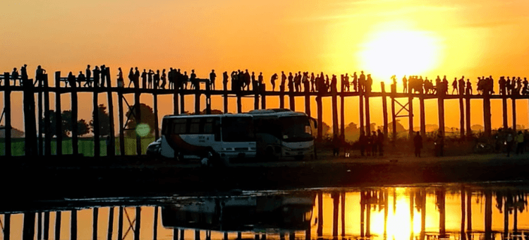 Myanmar, U-Bone-Bridge