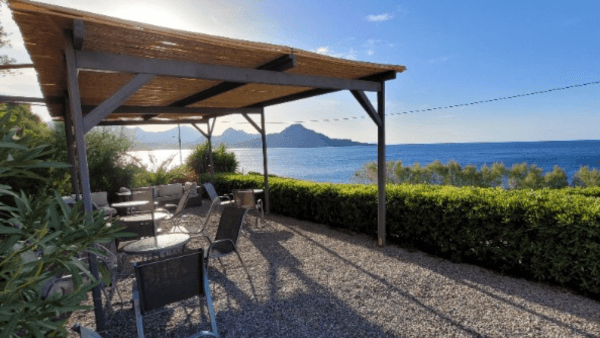 Terrasse mit Meerblick