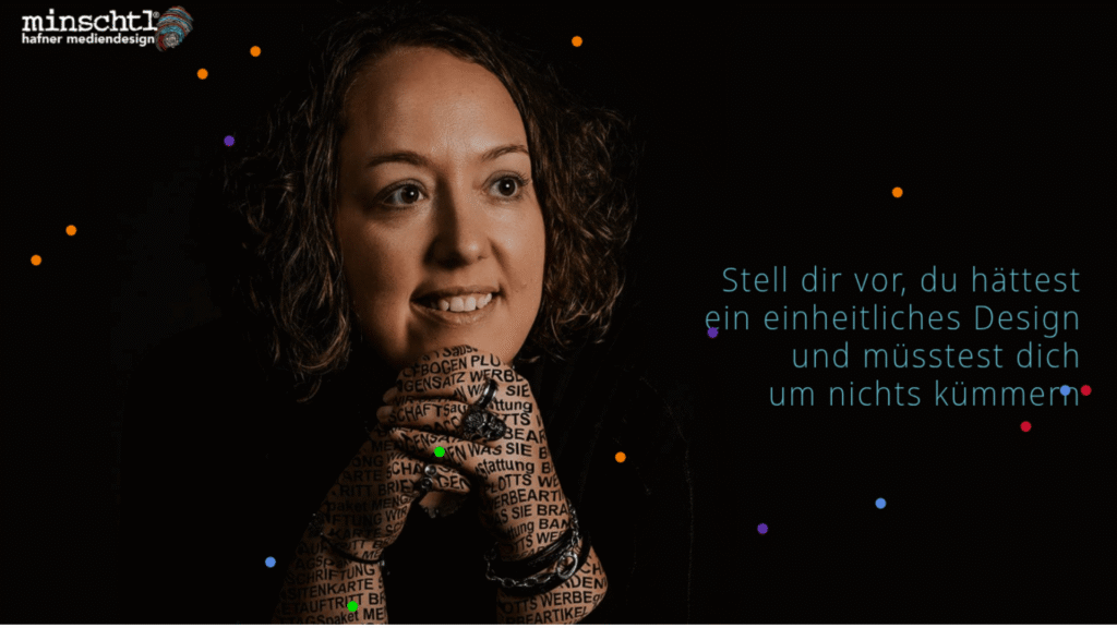 Melanie Hafner: Als Grafikerin hat sie den Veränderungsprozess von Katrin grafisch dargestellt