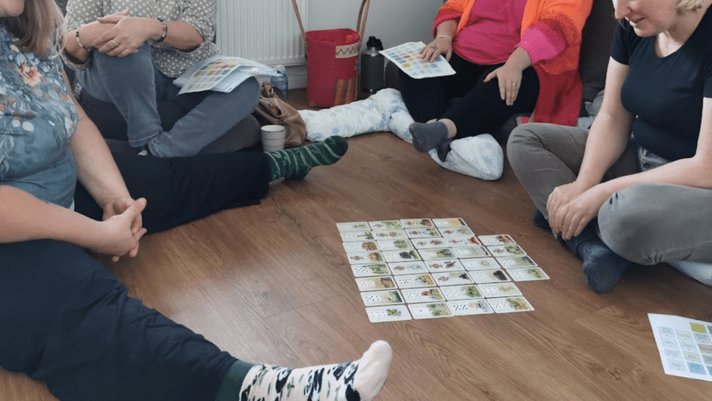 Im Aufbaumodul Lenormand Kartenlegen lernen die Teilnehmer die große Tafel